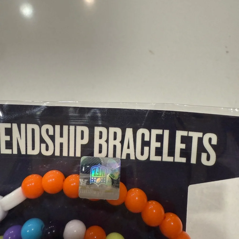 NWT 2 Sets of Denver Broncos Friendship Bracelets-Each Containing Two Bracelets